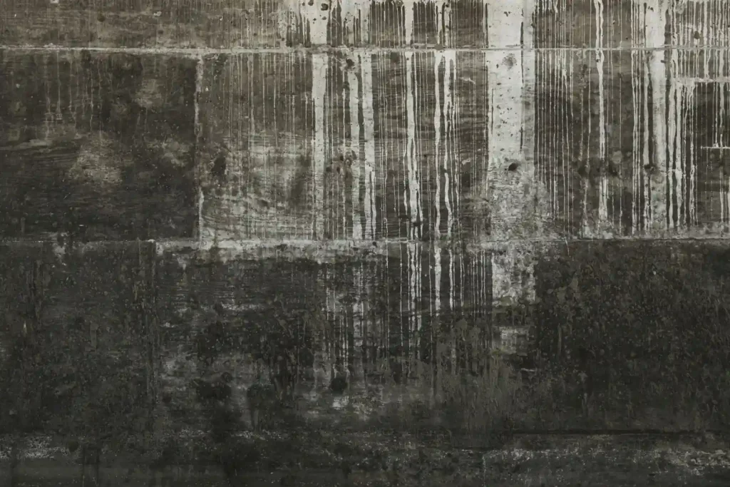 Weathered concrete wall close up