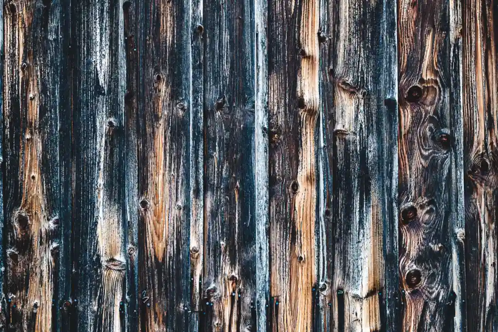 Weathered rustic wooden wall